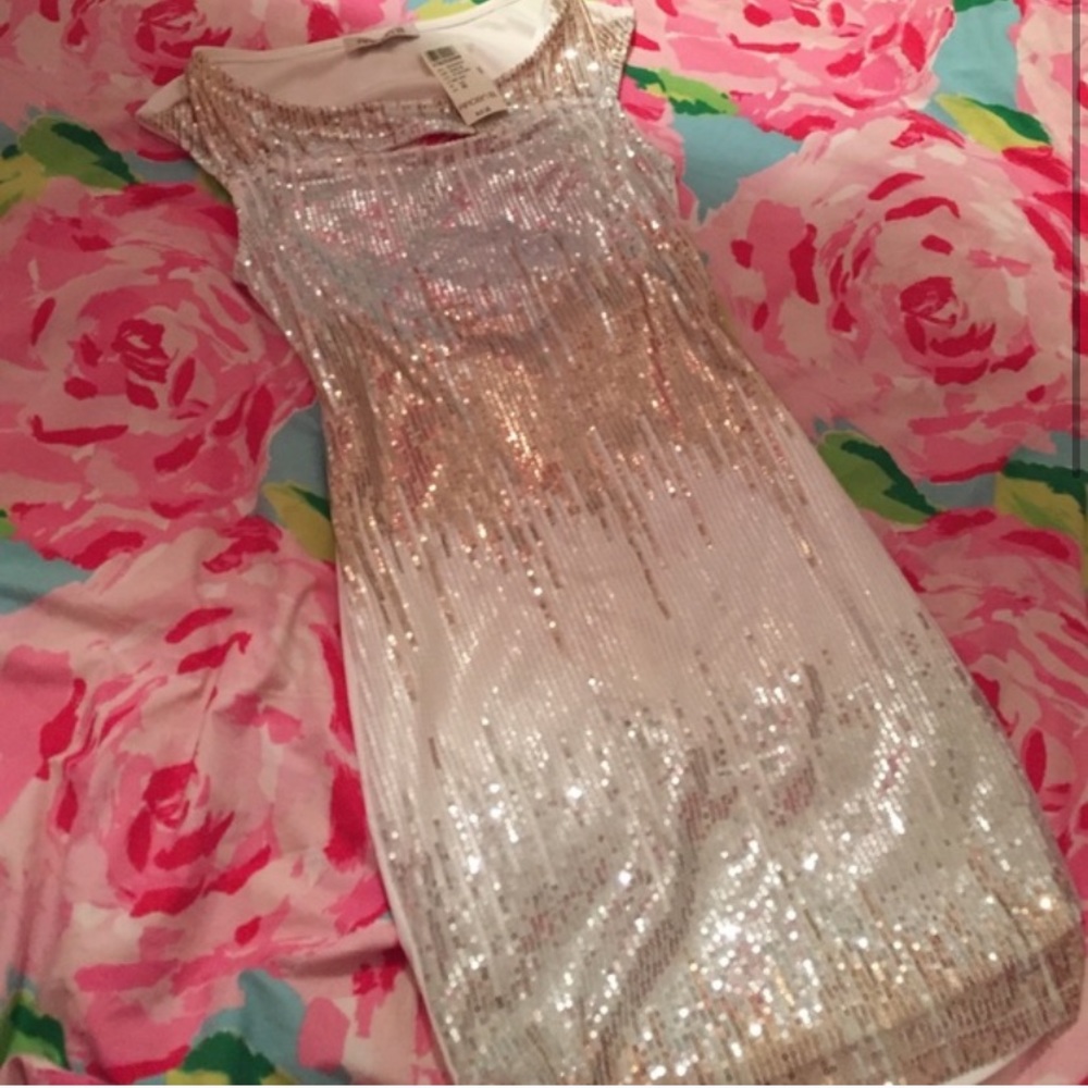 Cutout sequin dress